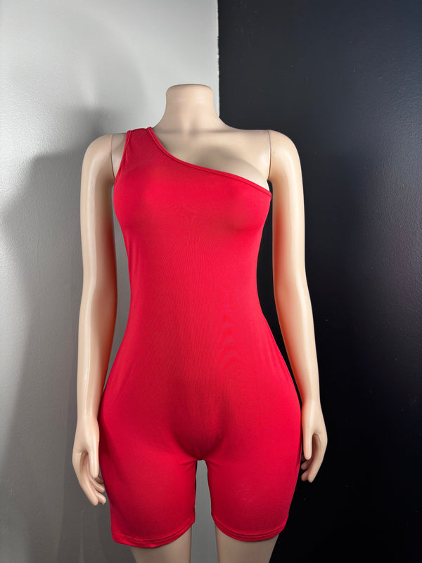 Red off the shoulder