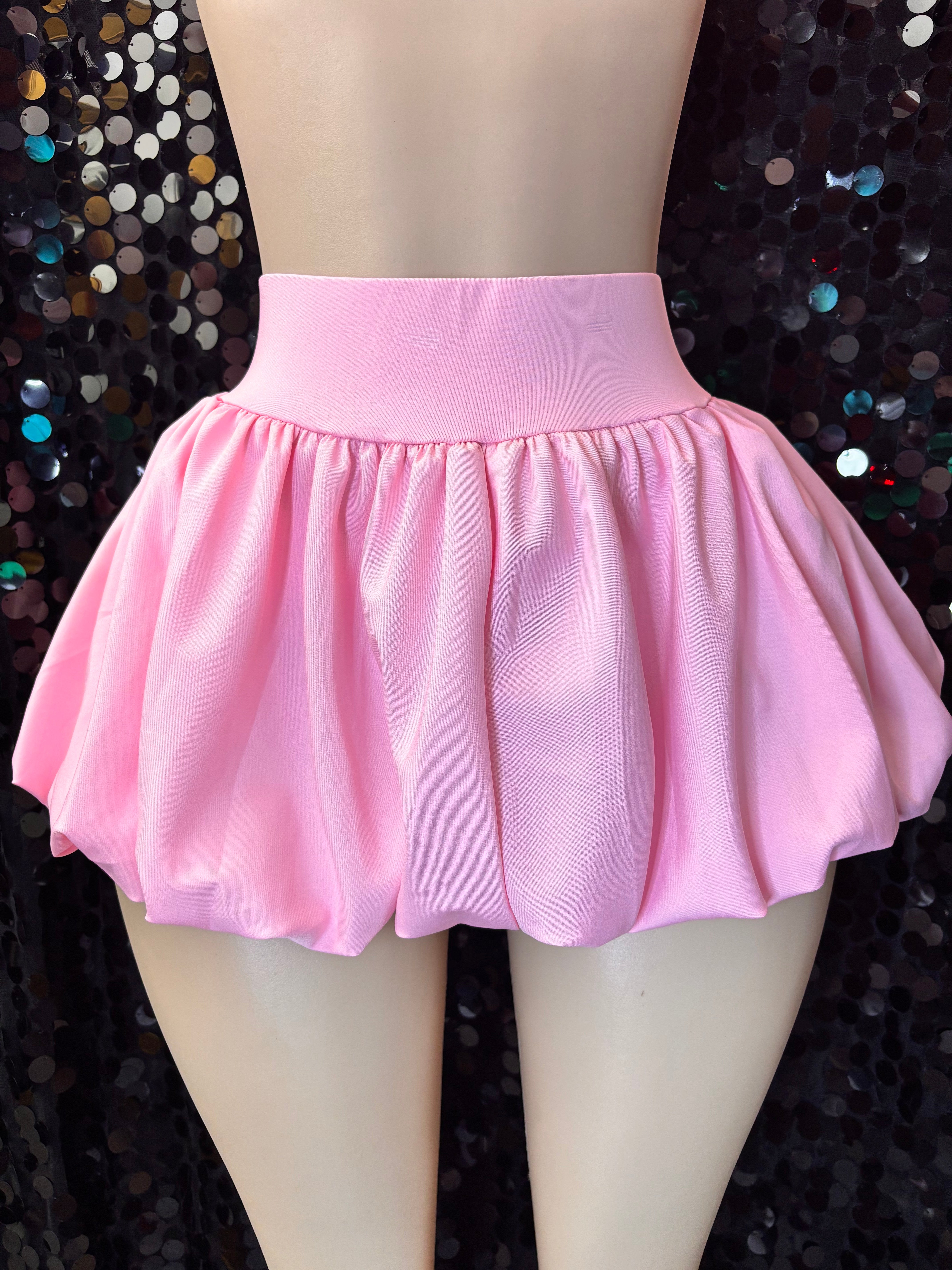 Pink Puffer Skirt