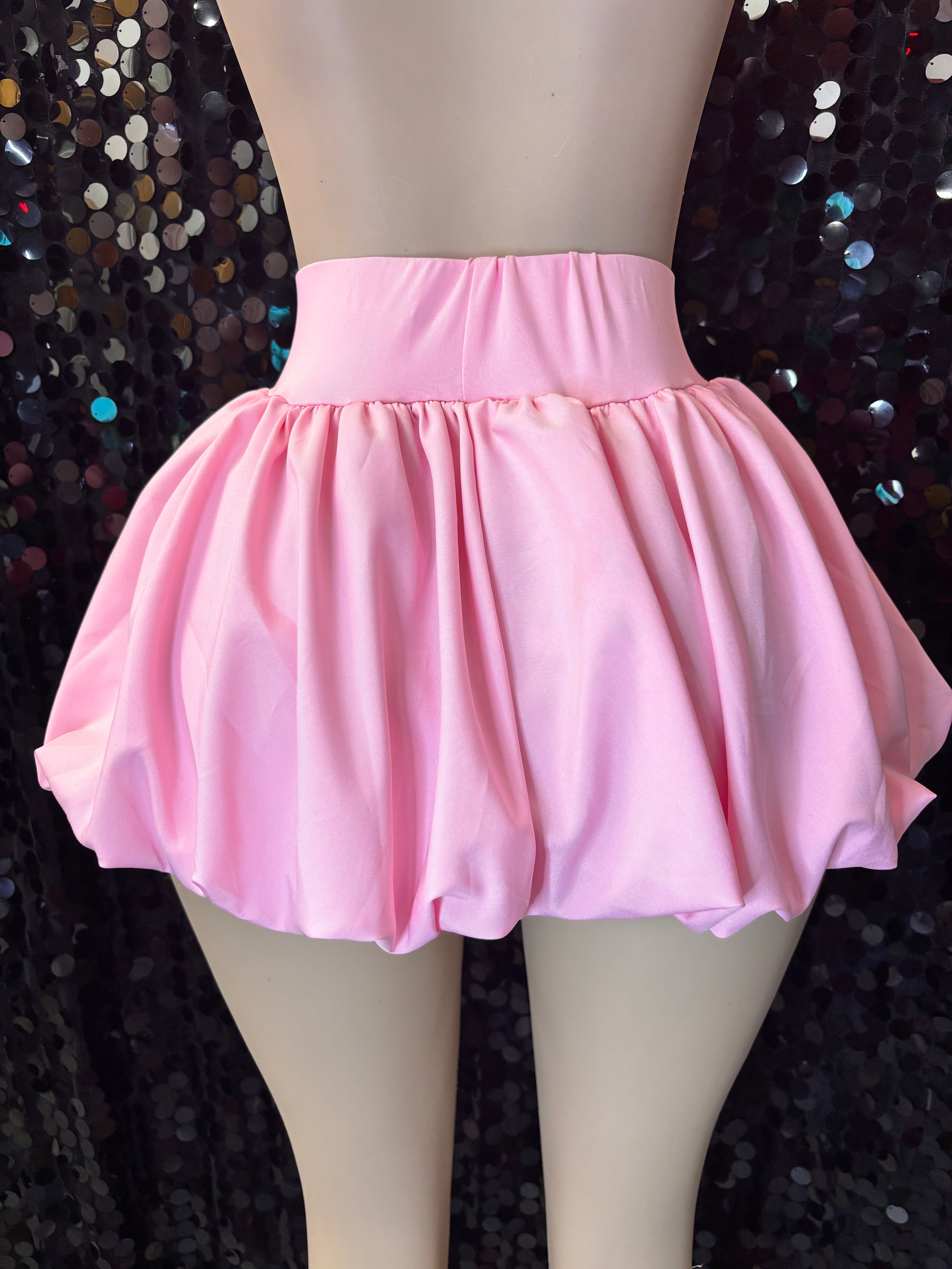 Pink Puffer Skirt