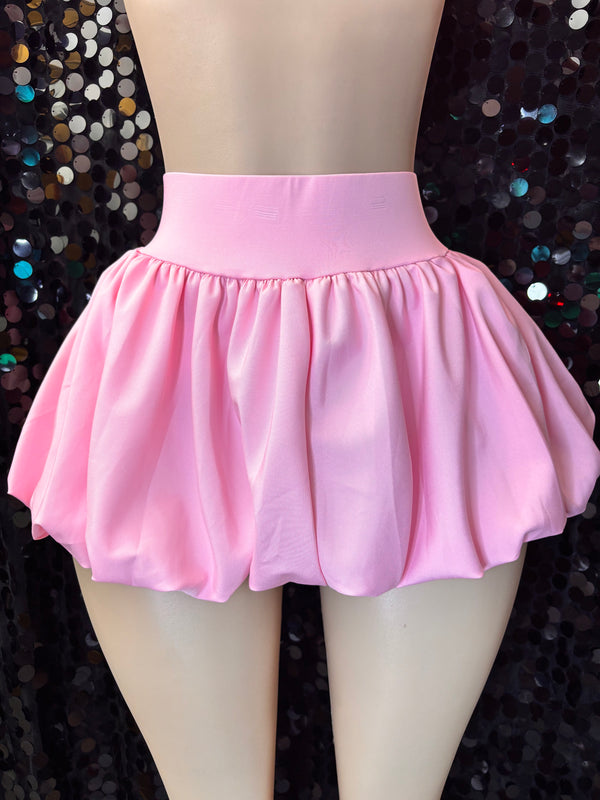 Pink Puffer Skirt