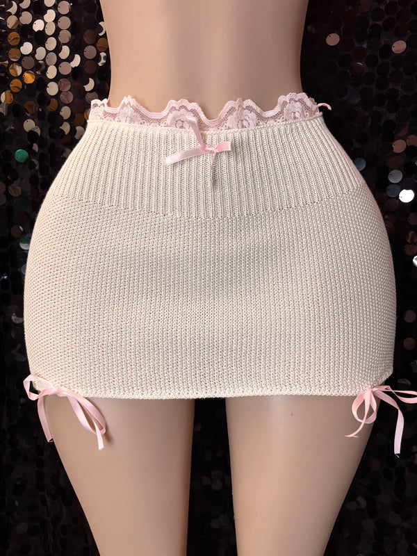 Knitted Mini Skirt