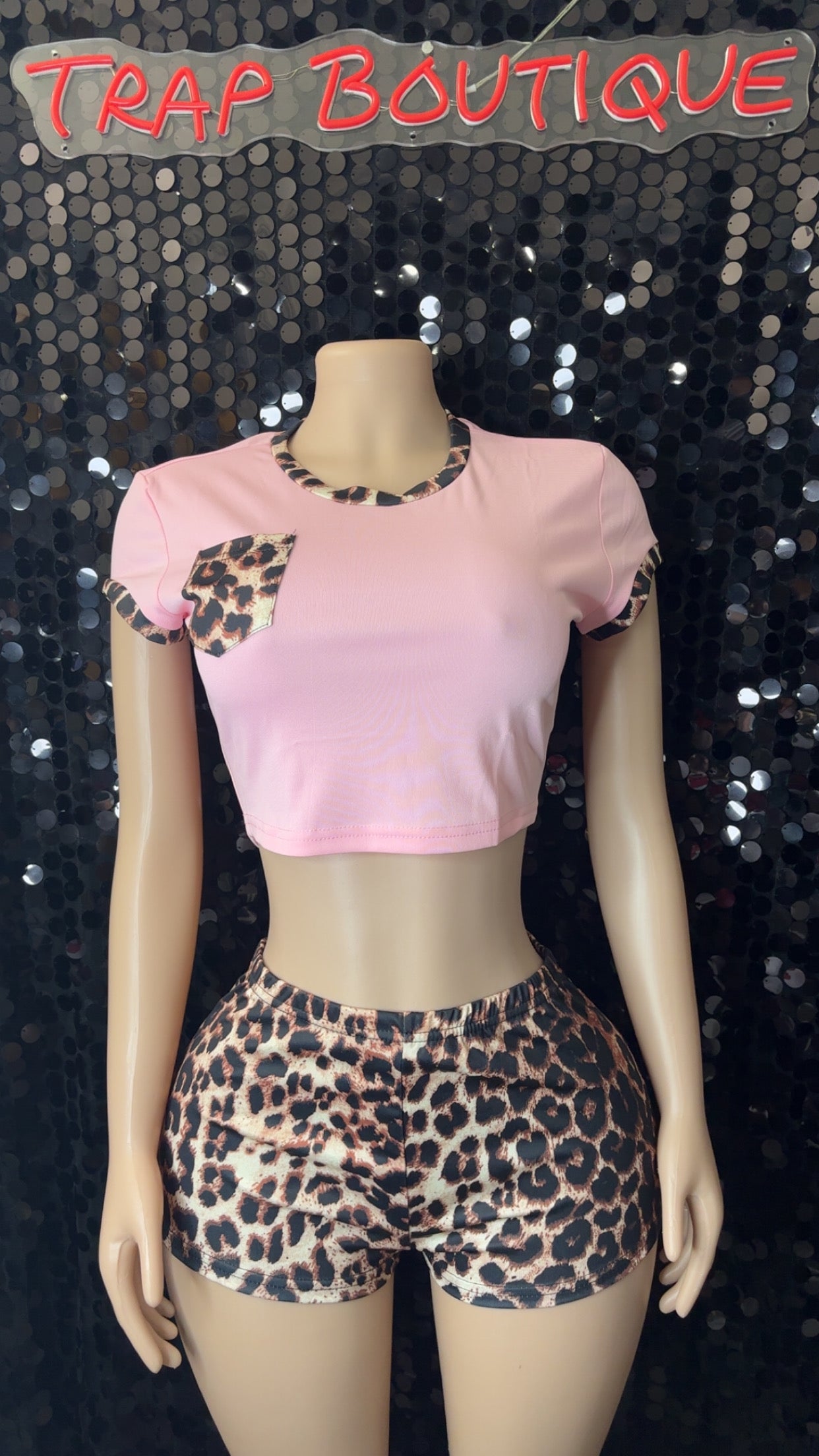 Pink Leopard Set