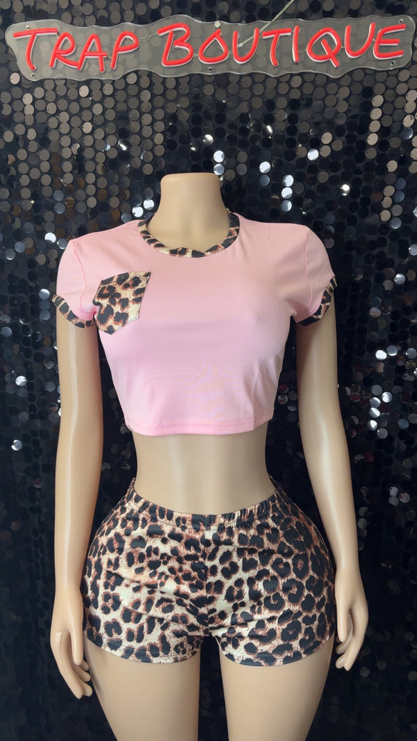 Pink Leopard Set