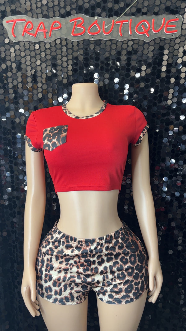 Red Leopard Set