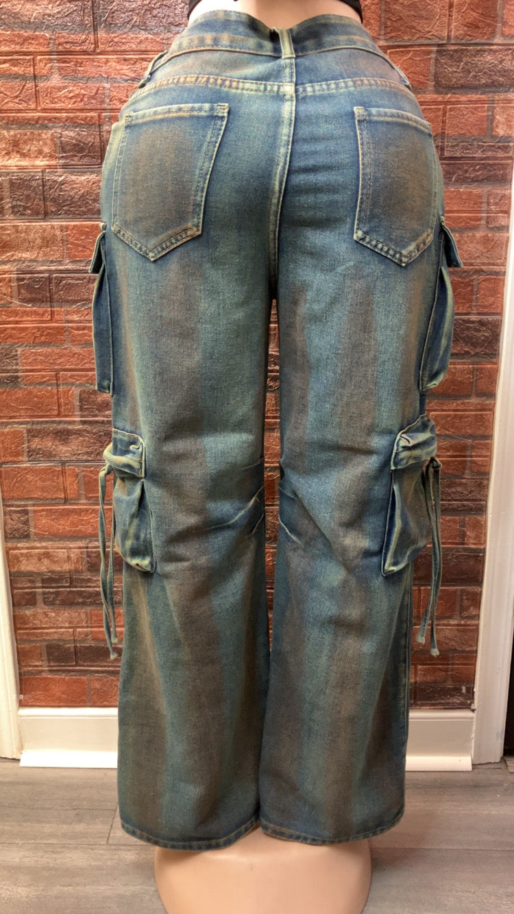 Denim Cargos