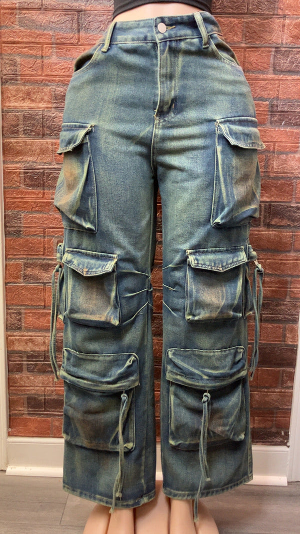 Denim Cargos