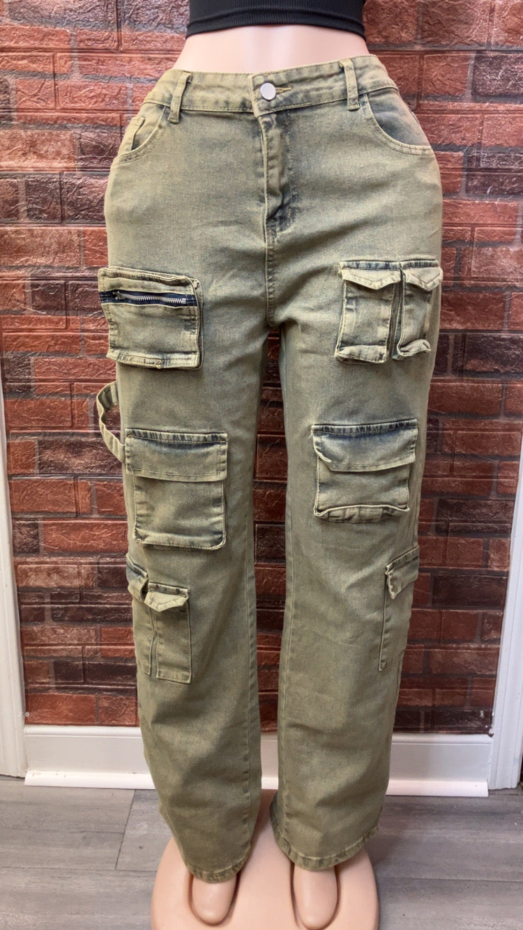 Denim Cargos