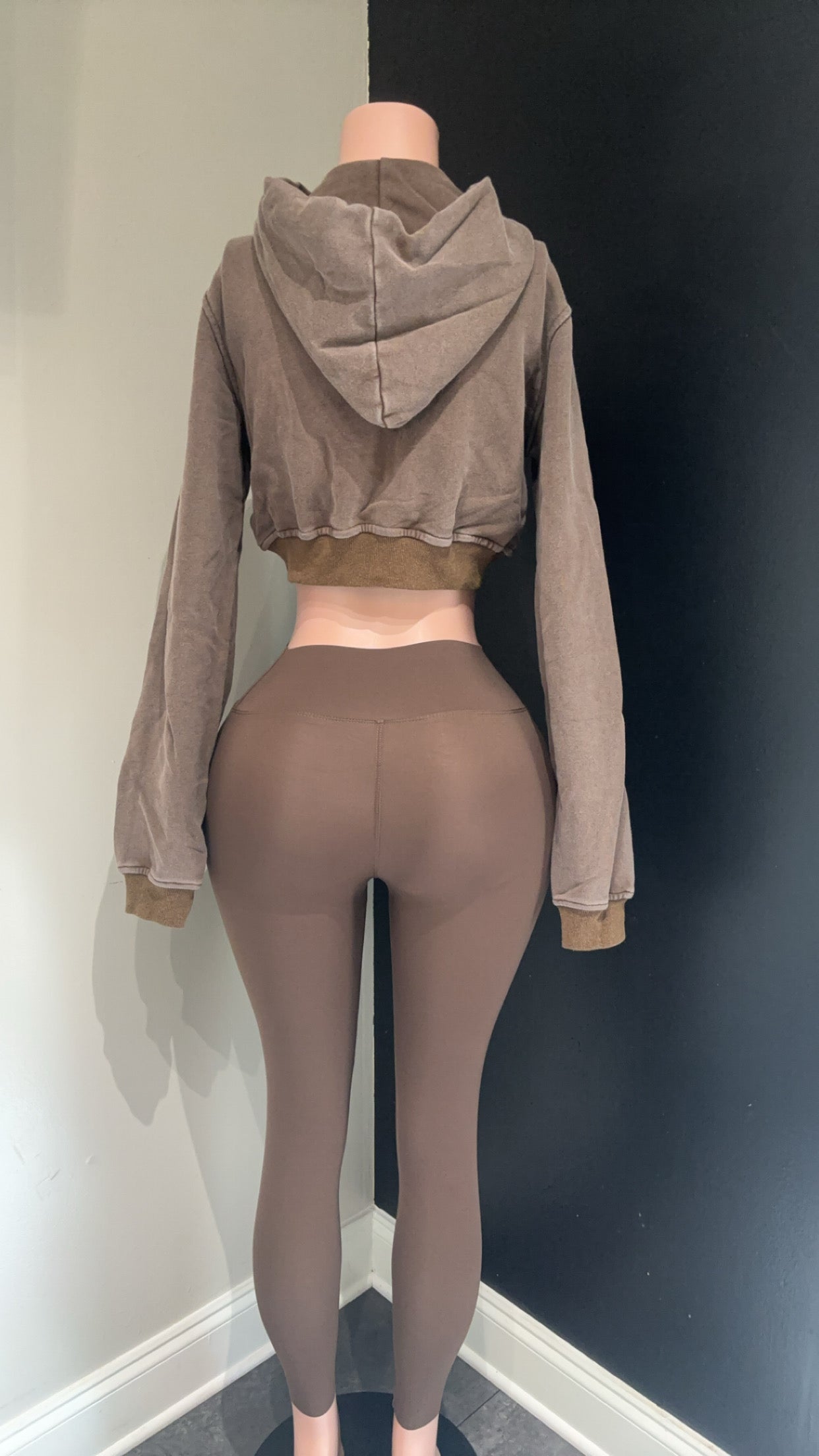 Acid Wash Dark Brown