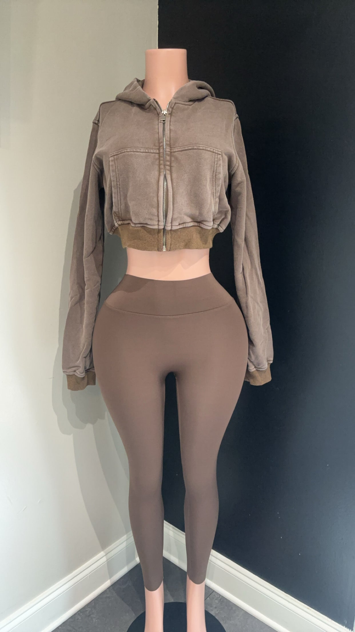 Acid Wash Dark Brown