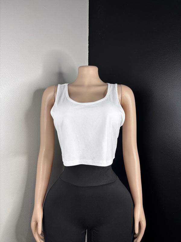 White Crop Top